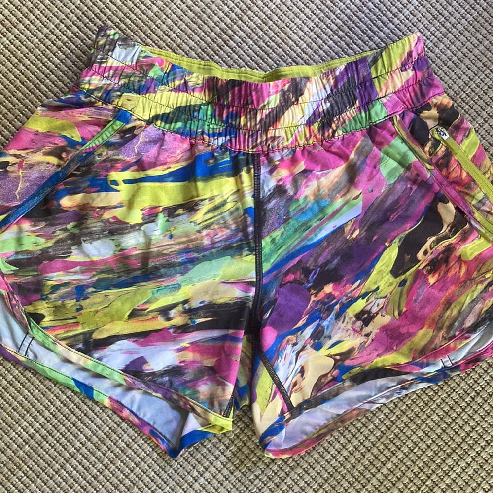 Lululemon shorts 8 neon women